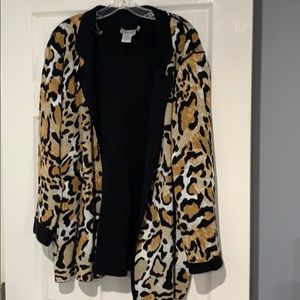 A la carte leopard cardigan XXL